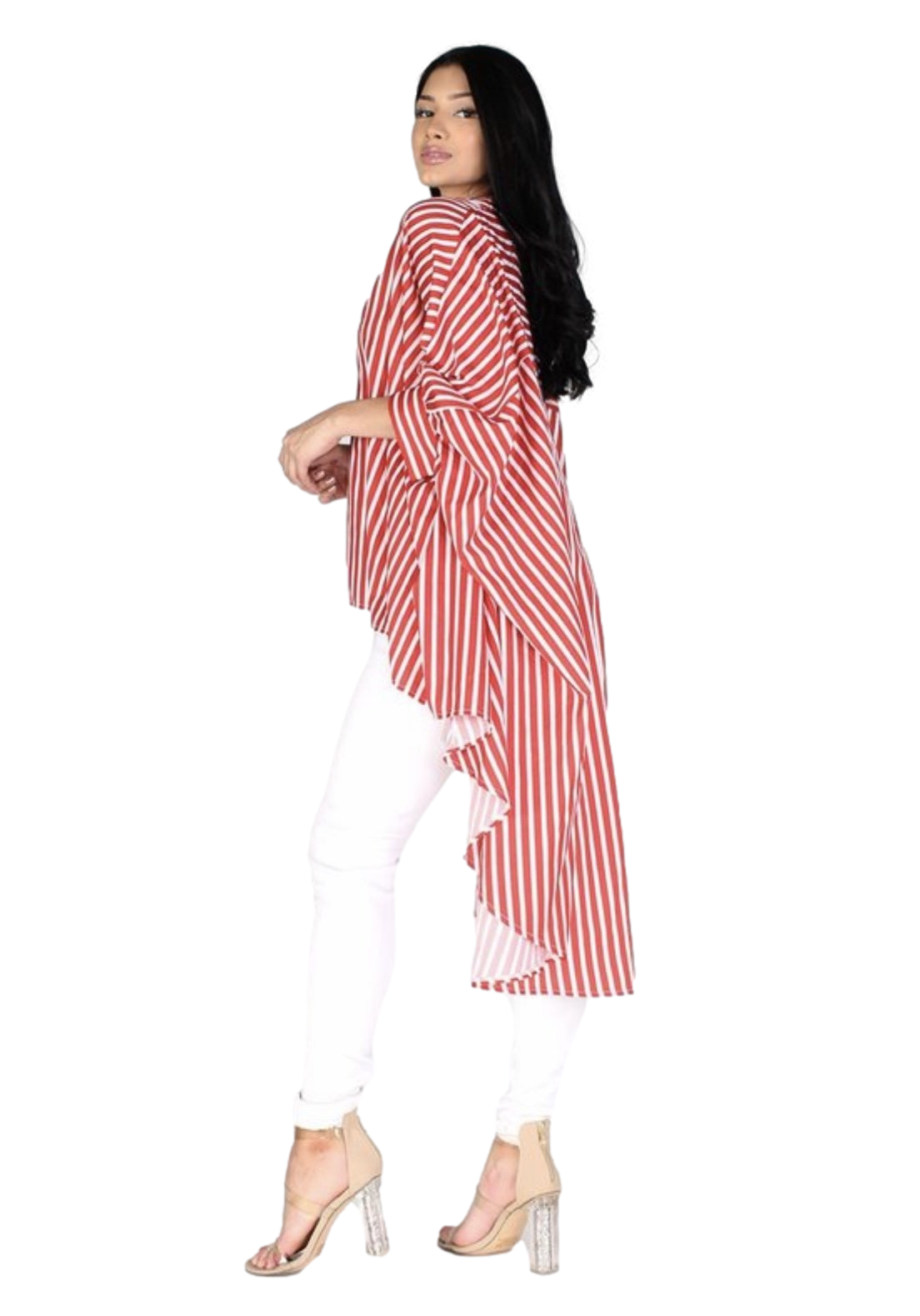 Striped Hi-Low Shirt