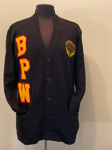 BPW Logo Cardigan Sweater