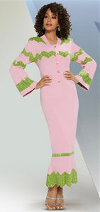 DV Knit- Pink/ Lime Dress