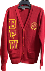 Load image into Gallery viewer, BPW Logo Cardigan Sweater
