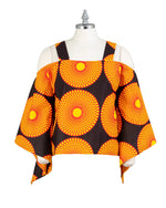 Load image into Gallery viewer, Cold Shoulder Afrocentric Top
