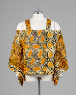 Load image into Gallery viewer, Cold Shoulder Afrocentric Top
